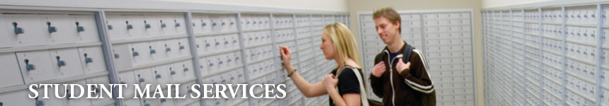 Student Mail Services Header