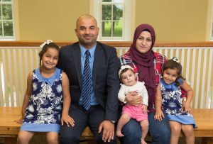 Mohammed Ailan and his family
