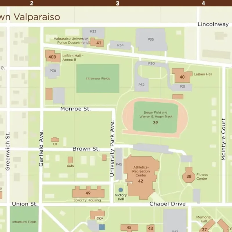 Valparaiso Campus Map