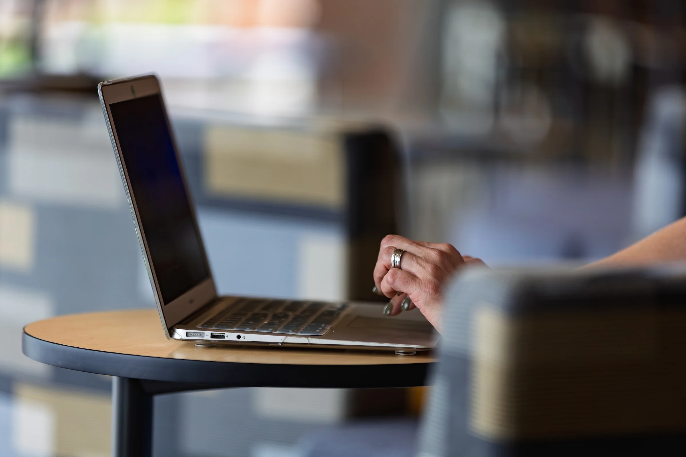 Students on computer