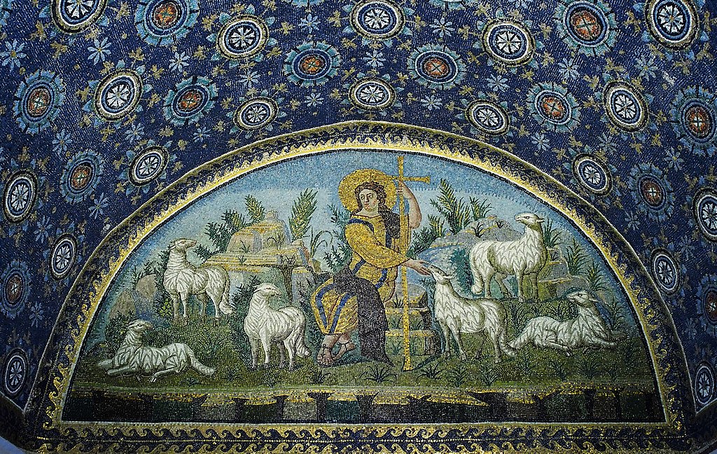"The good Shepherd" mosaic - Mausoleum of Galla Placidia