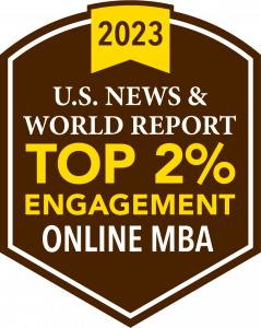 U.S. News & World Report Top 2% Engagement Online MBA