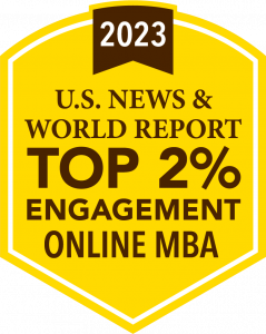 U.S. News & World Report Top 2% Engagement Online MBA