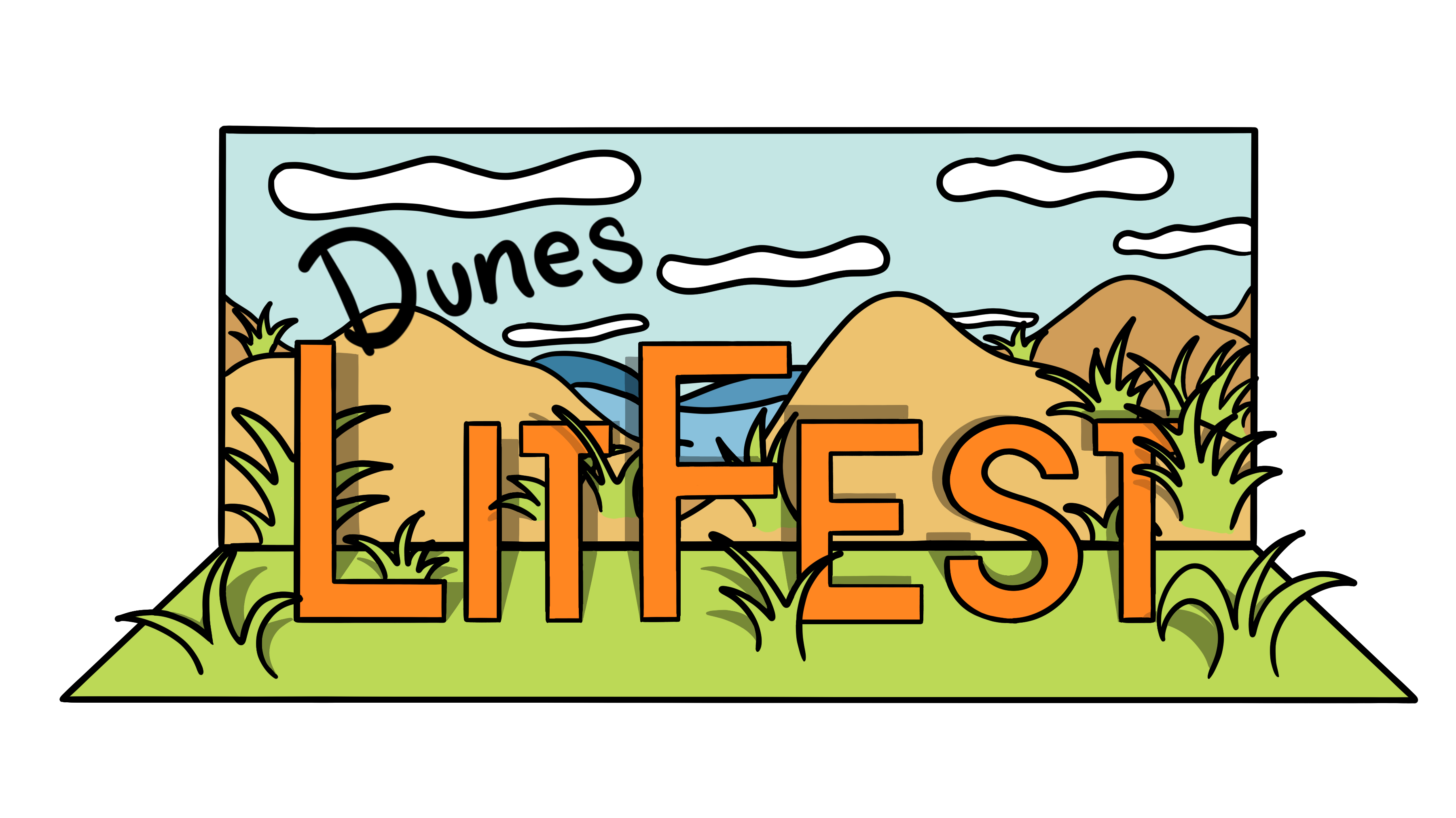 Dunes Lit Fest Logo