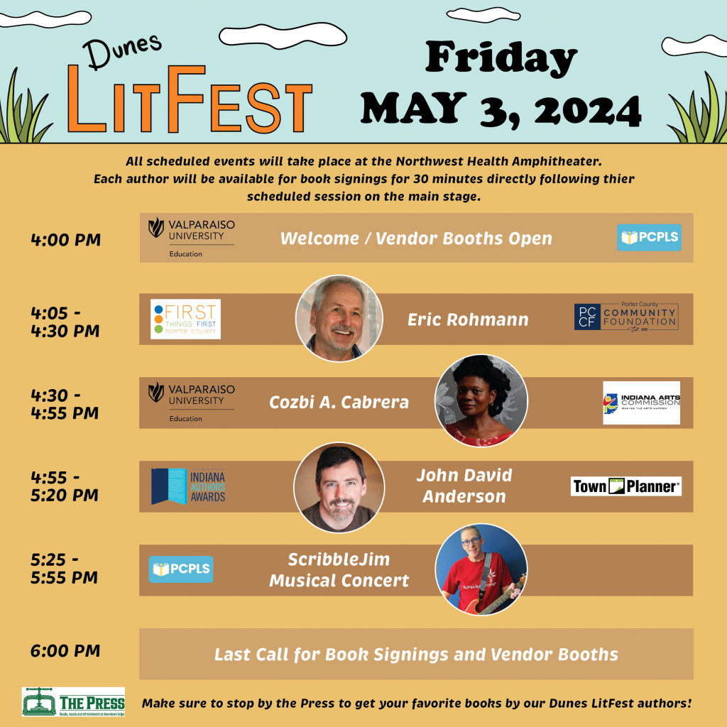 2024 Dunes LitFest Event Schedule