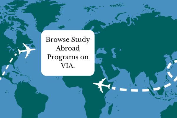 Browse study abroad programs on Via