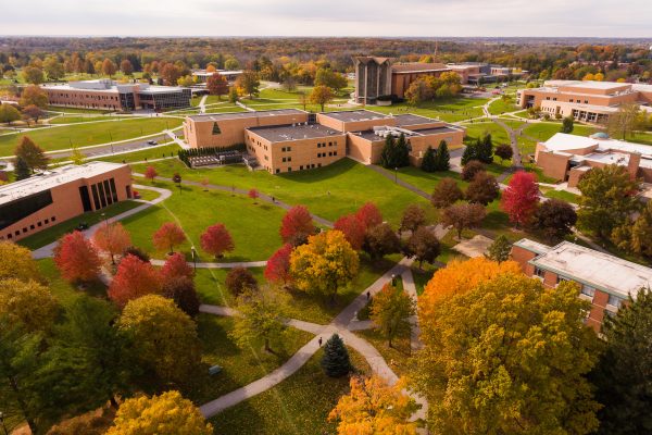 Campus Fall Aerial