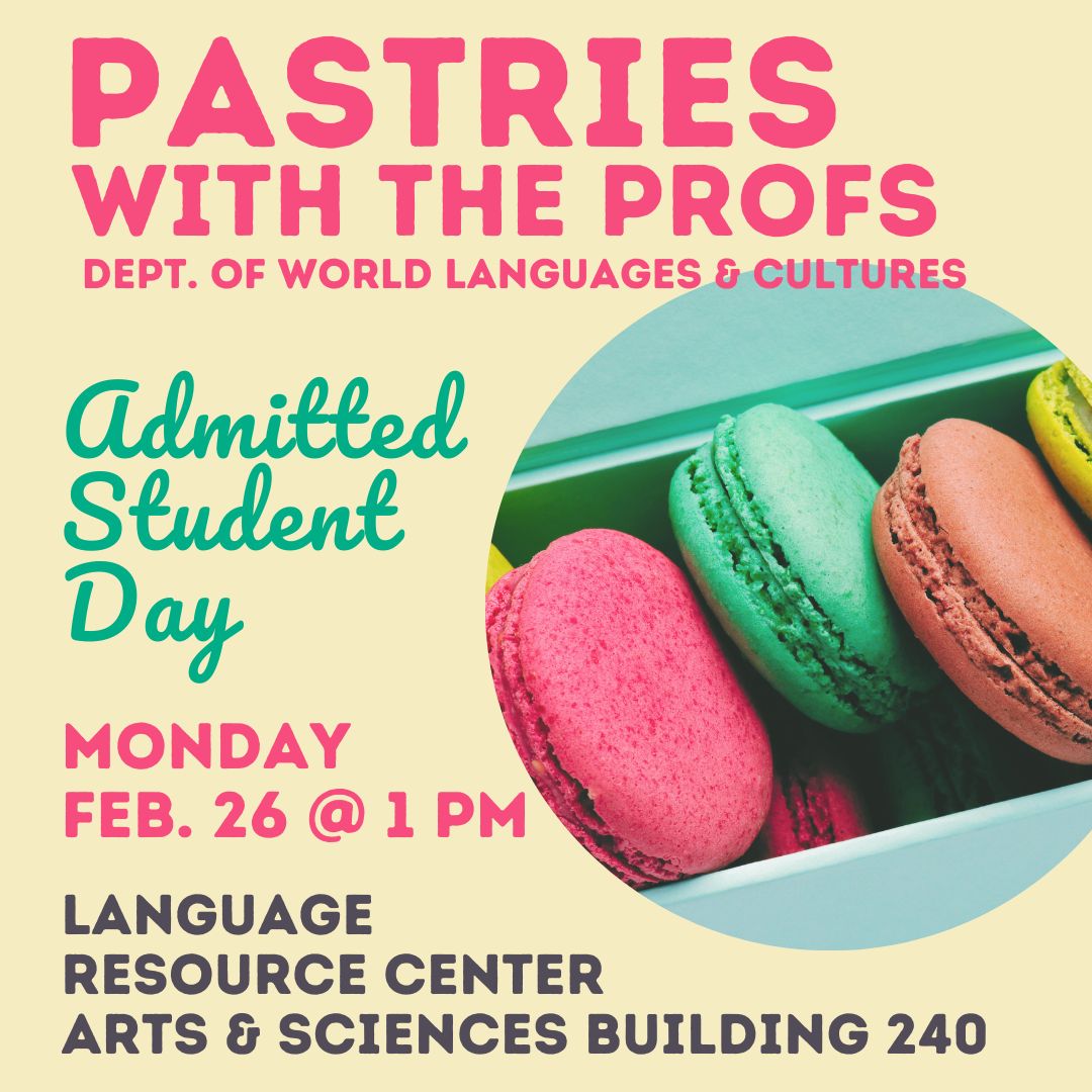Pastries with the Profs