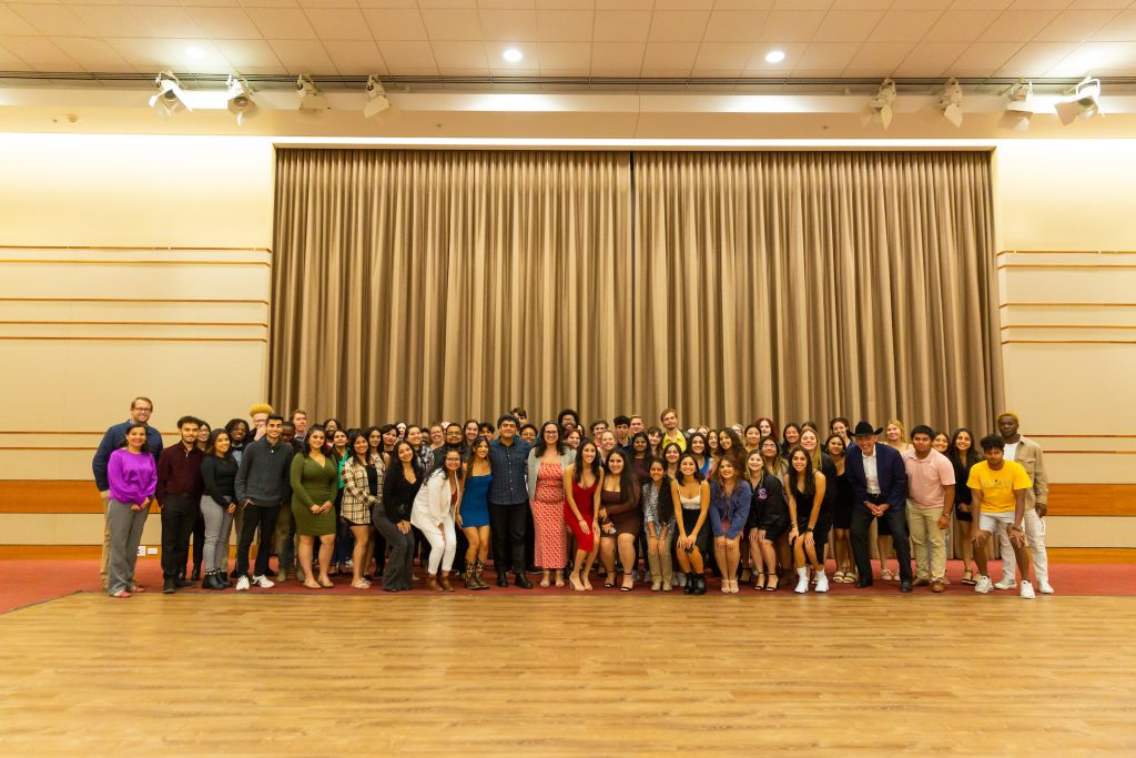 Group photo of staff and students